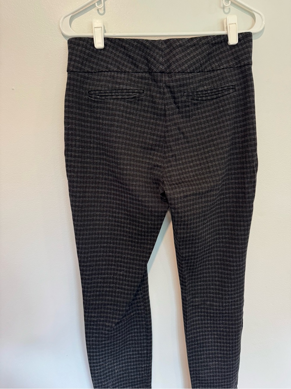 Dalia Black & Gray Skinny Pull-On Work Pants - Picture 2 of 3